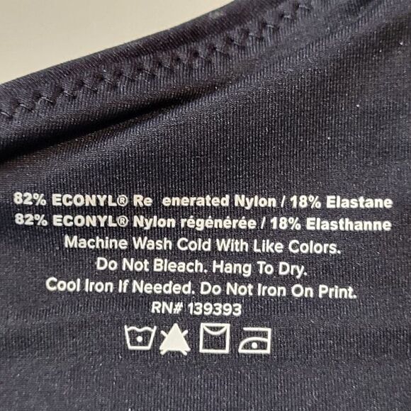 NEW Everlane ReNew Large Black  Bralette Stretch Adjustable Straps Sporty Casual - Picture 11 of 11